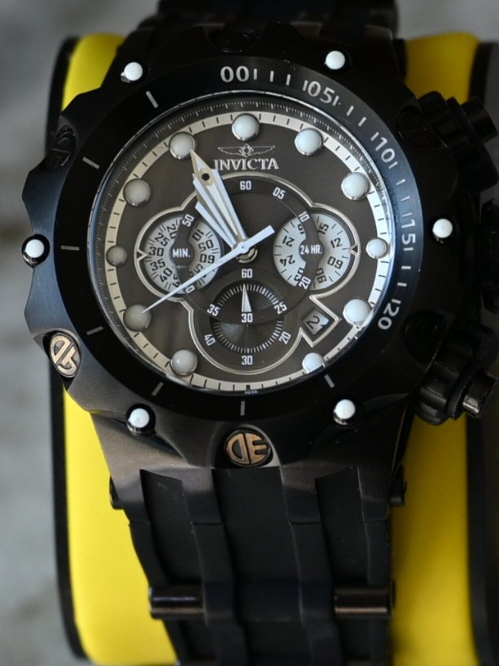 Invicta Venom SubAqua 35106 Men’s Black Chronograph Watch